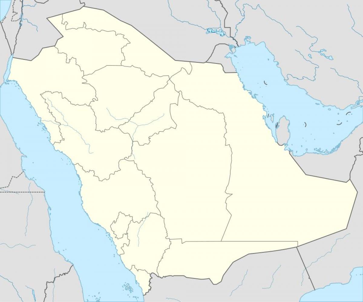 Bản đồ của ả Rập Saudi trong