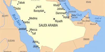 Riyadh ả rập bản đồ