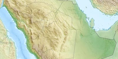 Bản đồ của ả Rập Saudi núi