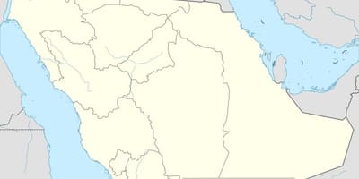 Bản đồ của ả Rập Saudi trong