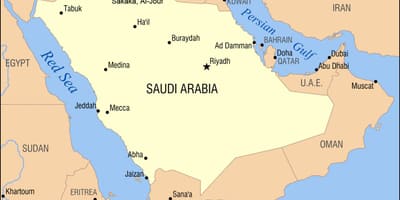 Al jouf bản đồ ở ả Rập Saudi