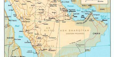 Ả Rập Saudi bản đồ