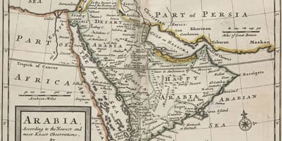 Bản đồ của cổ ả Rập Saudi