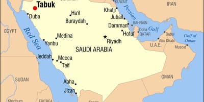Tabuk ả rập bản đồ